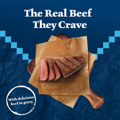 Blue Buffalo Wilderness Wolf Creek Stew sans cereales, option naturelle pour chien actif.