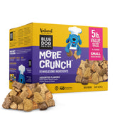 Blue Dog Bakery More Crunch boîte 5 livres prête à récompenser votre chien.