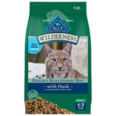 Blue Wilderness canard premier ingrédient réel pour une alimentation naturelle du chat