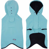 Blueberry Pet blouson imperméable pour chien avec capuche, protège des intempéries lors des sorties.