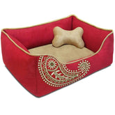 Blueberry Pet lit-chien amovible lavable pour entretien facile.