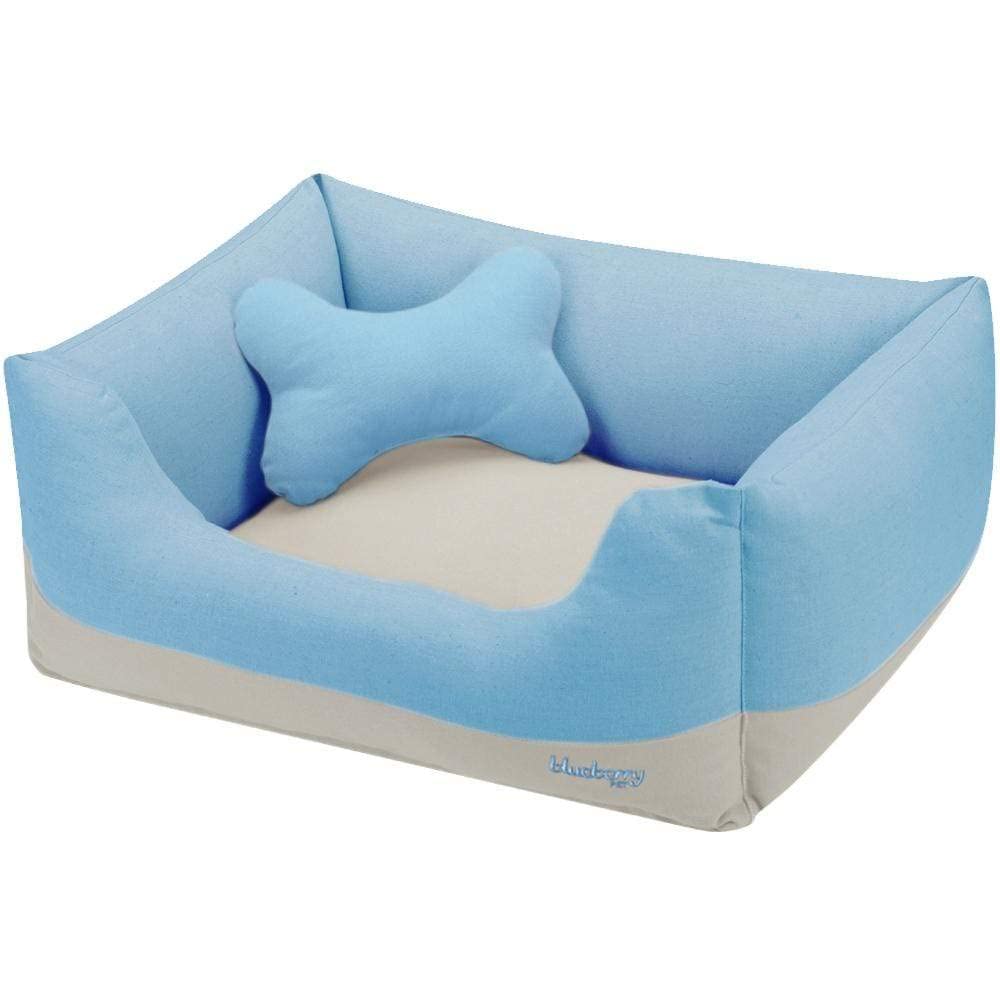 Lit Blueberry Pet avec housse amovible facilitant le lavage