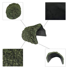 BLWAFY resine durable et realiste, integre au decor du terrarium.
