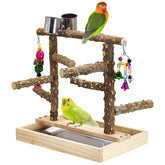 BNOSDM aire de jeu pour oiseaux, base renforcée pour stabilité.