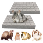 BNOSDM pad-griffes chinchilla en pierre de lave blanche pour entretenir les griffes.