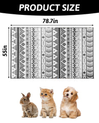BNOSDM tapis-sol lapin antiderapant pour sols securisés