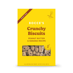 Bocce's Bakery biscuits beurre cacahuète banane – snack croustillant pour chien sans gluten