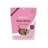 Friandises Bocce’s Bakery au bouillon d’os, texture douce parfaite pour chiens sensibles.