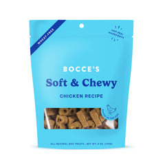 Bocce's Bakery emballage biscuits poulet pour chien, pratique à offrir lors des sorties.