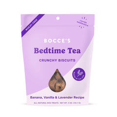 Friandises Bedtime Tea Treats Bocce's Bakery: douceur nocturne pour chien et sens apaisé.