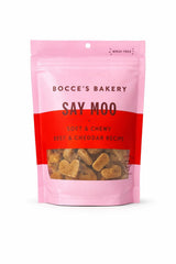 Bocce’s Say Moo – friandises d’entraînement au boeuf et cheddar, renforçant positivement.