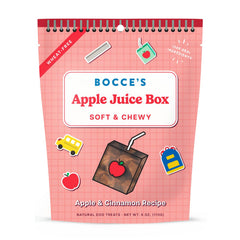 Friandises Bocce's Bakery en boîte pomme pour chiots, goût fruité et attractif.