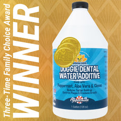 Bodhi Dog Verser Additif Eau Dentaire Menthe, démonstration pratique pour hygiène dentaire.