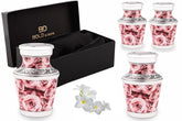 Urne Bold & Divine rose pâle lot de 4, prêt à offrir