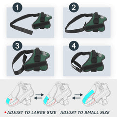 Anneau pour laisse Bolux – fixation simple et controle proche de soi.