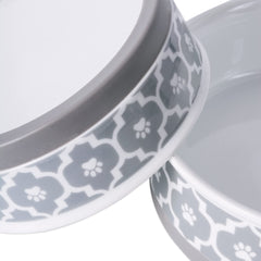 Bol Bone Dry motif empreinte patte, stabilité renforcée sur le sol.
