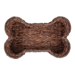 Bone Dry Panier Os Hyacinthe – poignée en cuir synthétique pratique et durable.