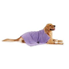 Bone Dry serviette toilettage microfibre lavande, séchage rapide.