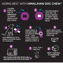 Bonehead Himalayan Dog Chew Holder: sécurité des morceaux pendant l'utilisation.