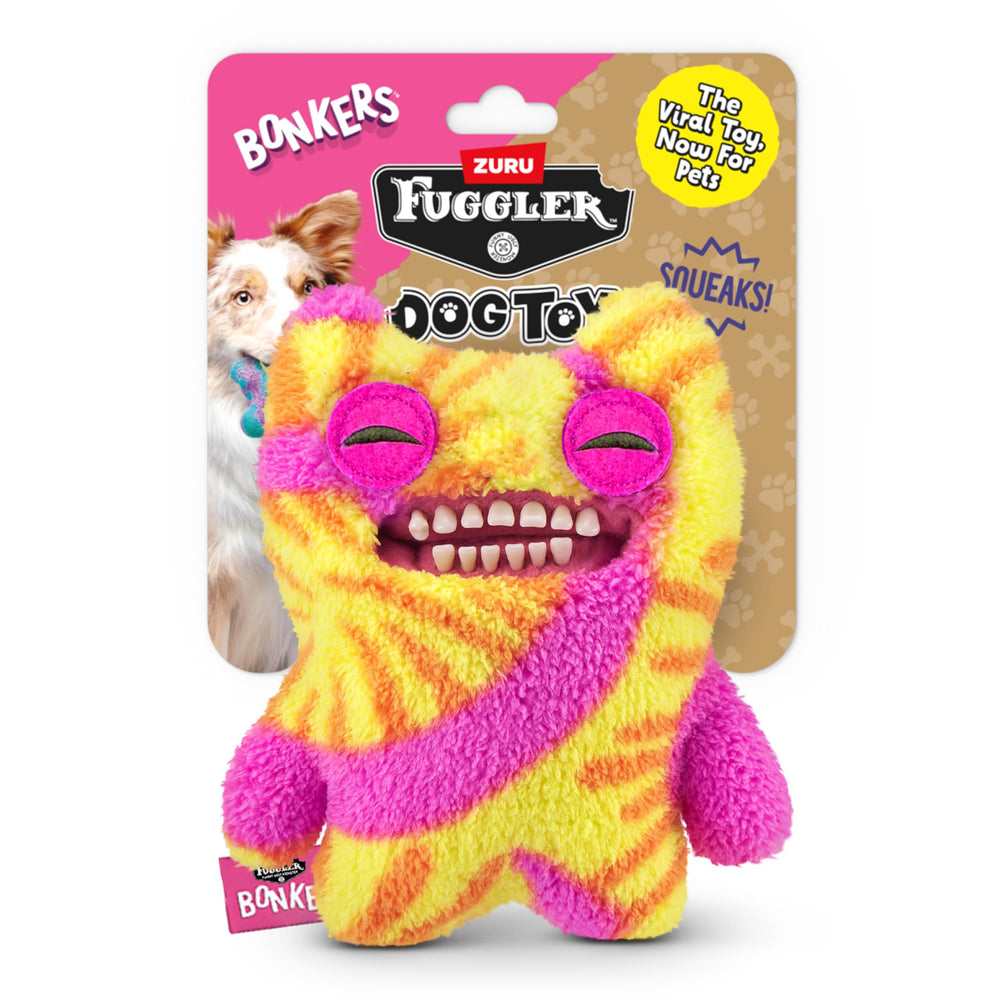 Bonkers Fuggler, face du jouet, idéal pour le câlin et le jeu