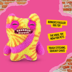 Bonkers Fuggler, texture douce du peluche, parfaite pour la mastication légère