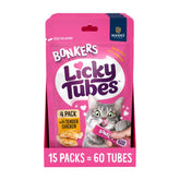 Bonkers Licky Tubes texture crème au poulet pour friandises propres.
