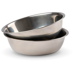 Bol Bonza chat-12oz en inox anti-rouille, idéal pour repas quotidiens.