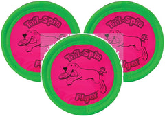 Jouet disque volant Booda Tail-Spin pour chien, idéal pour jeu interactif et sécurité dentaire.
