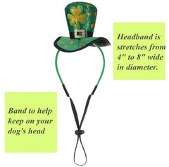 BoomBone chapeau Saint-Patrick mini, complément festif du look.