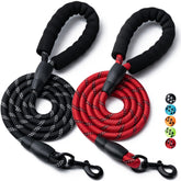BOOMIBOO longe-chien-4ft avec poignee rembourrée, confort lors des balades.