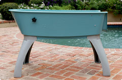 Booster Bath empreinte pieds: base large et securite accrue lors du bain.