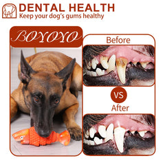 BoYoYo soutien la dentition chez les chiots et jeunes chiens par sa construction.