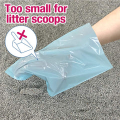 Sacs BOS bleu clair opaques, faciles à repérer et à utiliser.