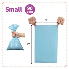 Distribution pratique via boîte compacte BOS pour sacs faciles à prélever.