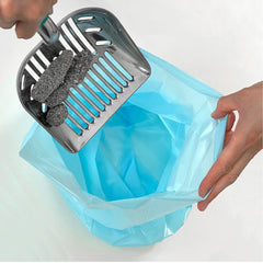 BOS sacs chat bleu clair, sans parfum – utilisation simple et hygiénique.