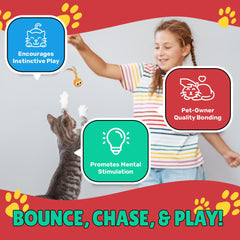 Bouncy Tails: détail des plumes et mouvement dynamique pour éveiller l'instinct.