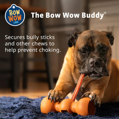 Bow Wow Labs Buddy — fixation autour d’un bâton de mastication.