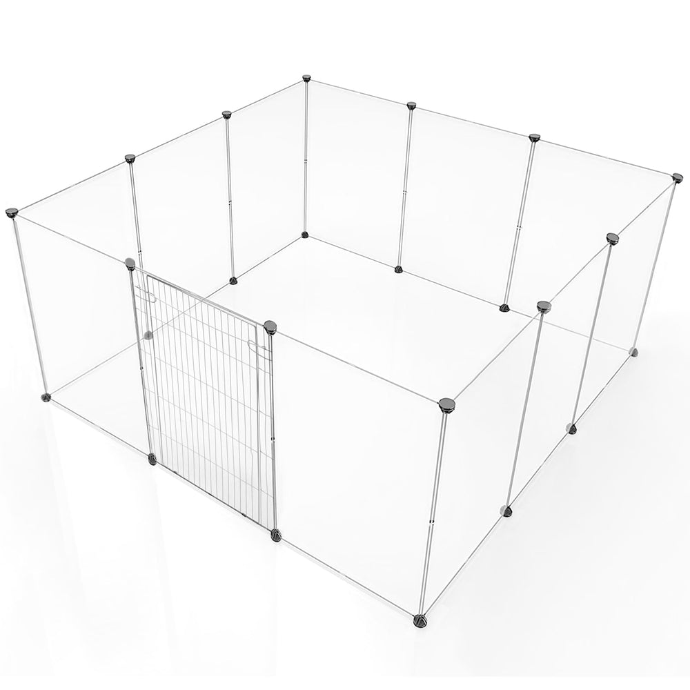 Pan de jeu transparent Brian & DANY pour petits animaux, espace sûr et spacieux.