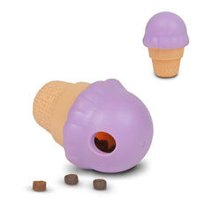 Brightkins Distributeur de friandises glace, ensemble de 2 pièces, stimule l’intelligence canine.
