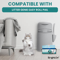 Sacs BrightOn litière anti-odeur sans parfum pour l’utilisation quotidienne.