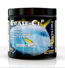 Brightwell Erase CL P — poudre économique neutralisant le chlore et le nitrite dans l’eau d’aquarium.