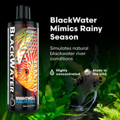 Brightwell Aquatics BlackWater gouttes-dosage, facilitant l'administration précise des nutriments aux plantes.