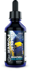 Brightwell GarlicPower, flacon 30 ml prêt à nourrir les poissons marins.