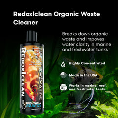 Brightwell RedoxIclean — eau clarifiée après traitement pour réduction des particules.