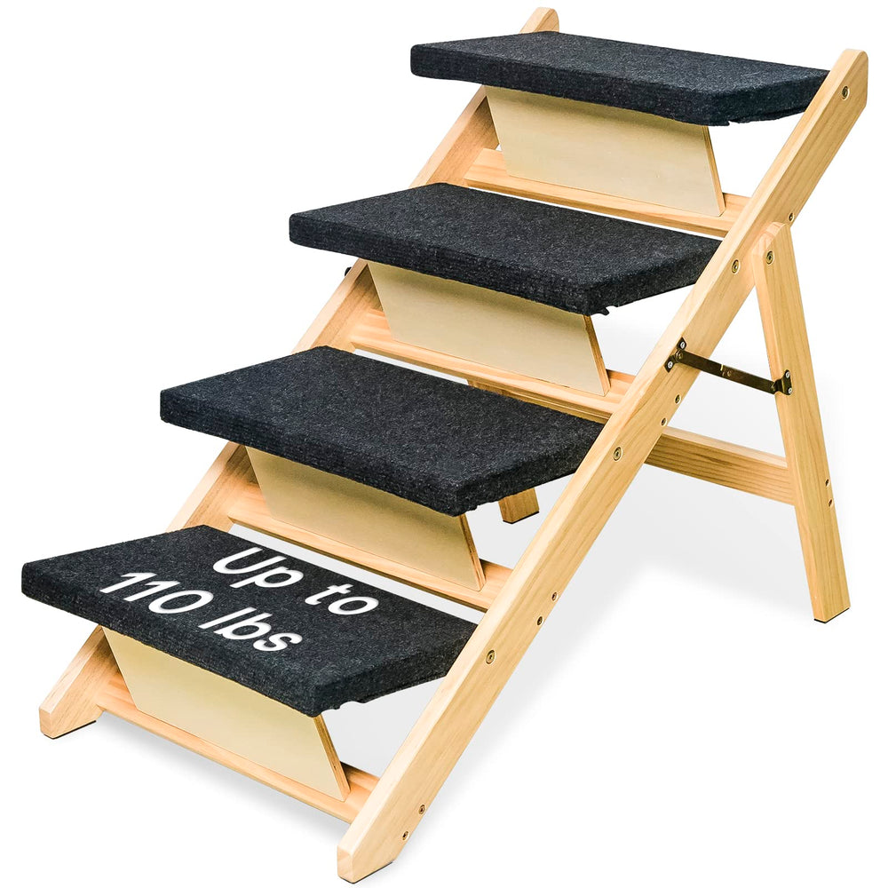 BRIKY escalier 2 en 1 pour chien avec 4 marches prêt a l emploi et sans montage