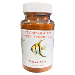 Brine Shrimp Direct œufs décapsulés en bocal, nourrir les alevins rapidement.