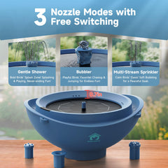 Fontaine BROAIMX à trois buses, offre plusieurs jets pour le bain