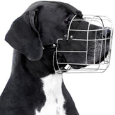 BRONZEDOG muselière grande taille avec cadre métallique pour contrôle sûr