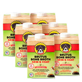 Brutus Broth pour chiens, bouteille-pour: riche en oméga pour peau et pelage sains.