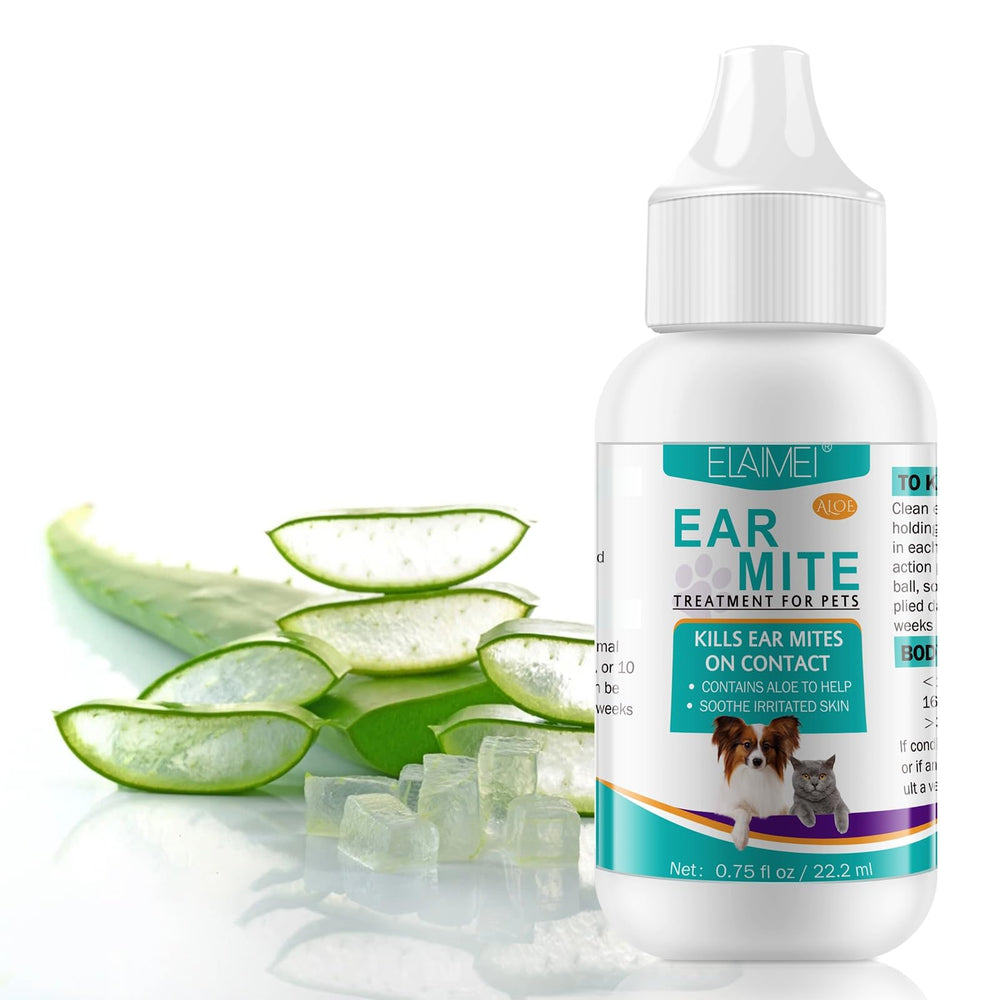 BTQAFVZT bouteille gouttes otite oreille pour chiens et chats, soin doux